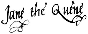 Lady Jane Grey signature